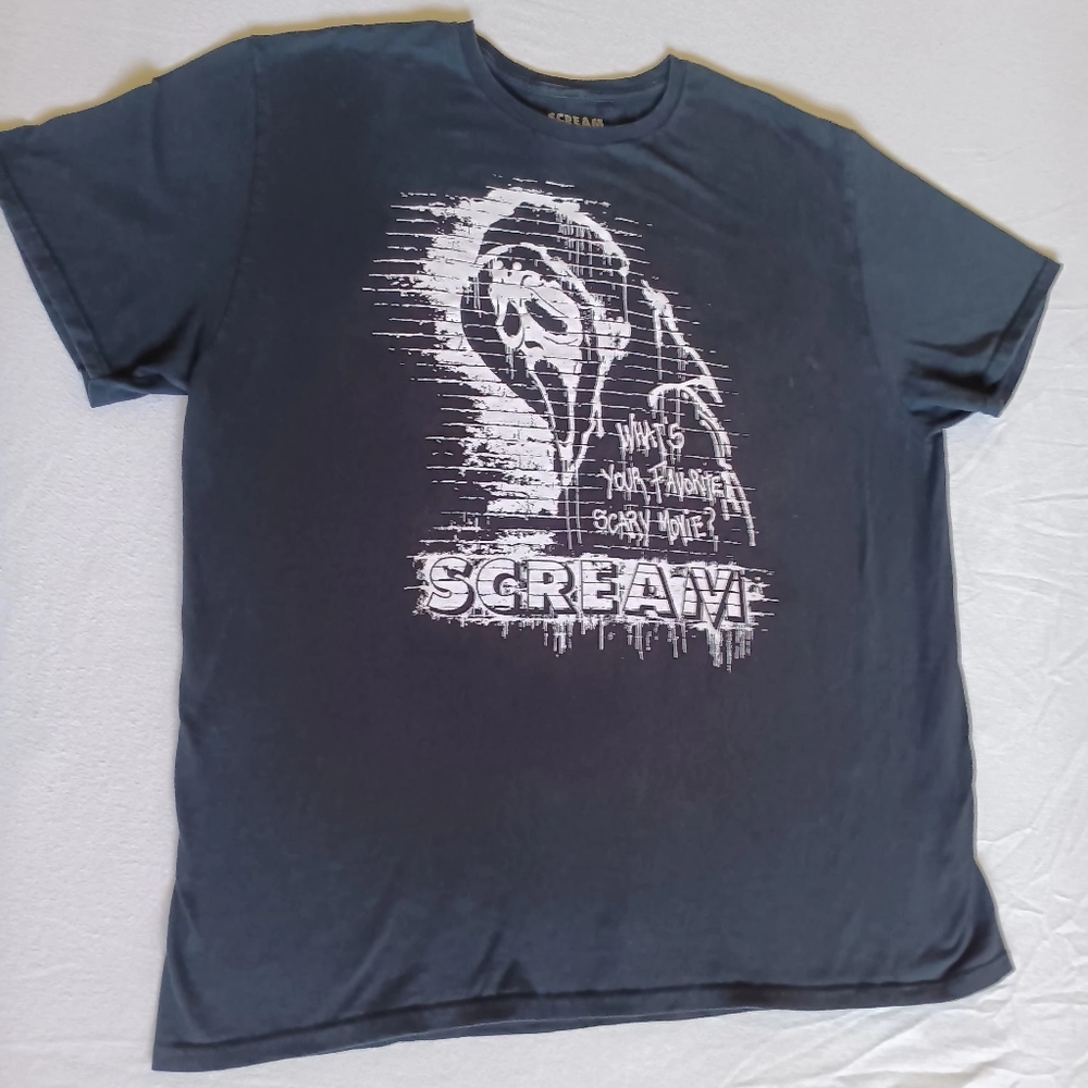 Scream Ghostface Sz XL Graphic Tee Shirt